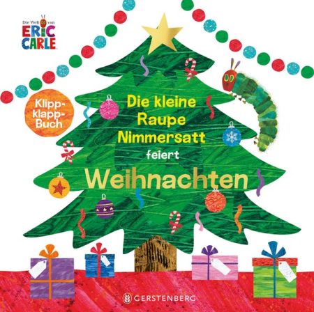 Die kleine Raupe Nimmersatt feiert Weihnachten