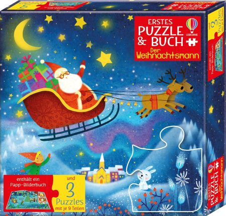 Erstes Puzzle und Buch - Der Weihnachtsmann