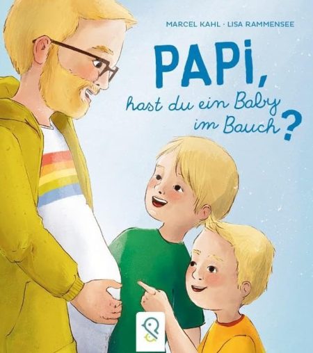 Papi hast du ein Baby im Bauch