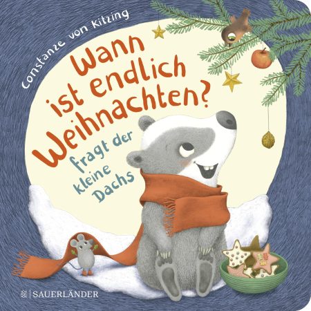 Wann ist endlich Weihnachten fragt der kleine Dachs