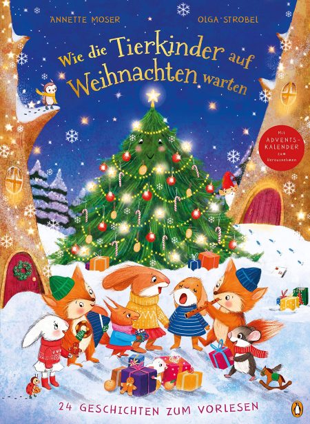 Wie die Tierkinder auf Weihnachten warten